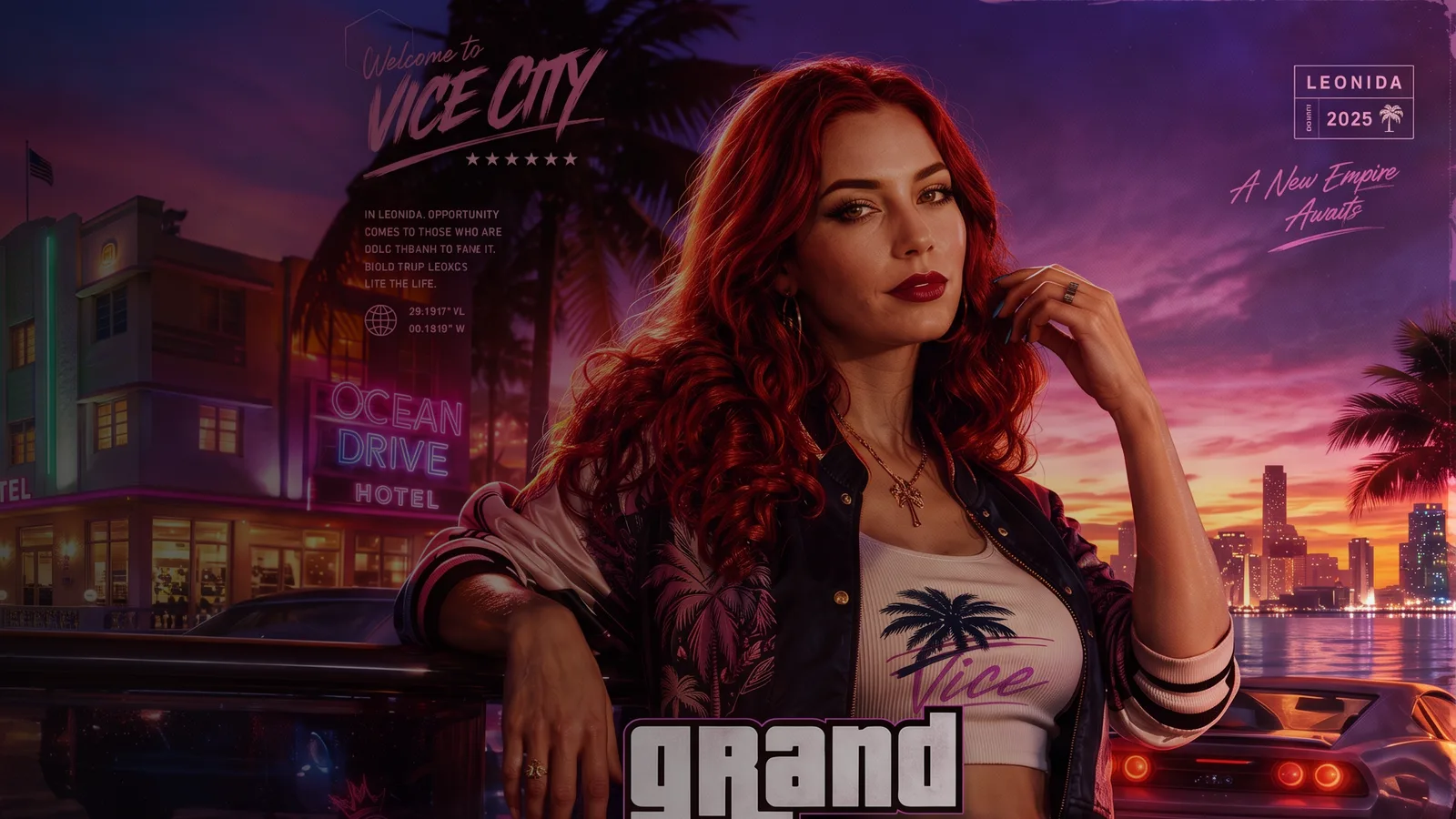 Put Yourself in a GTA VI-Style Poster