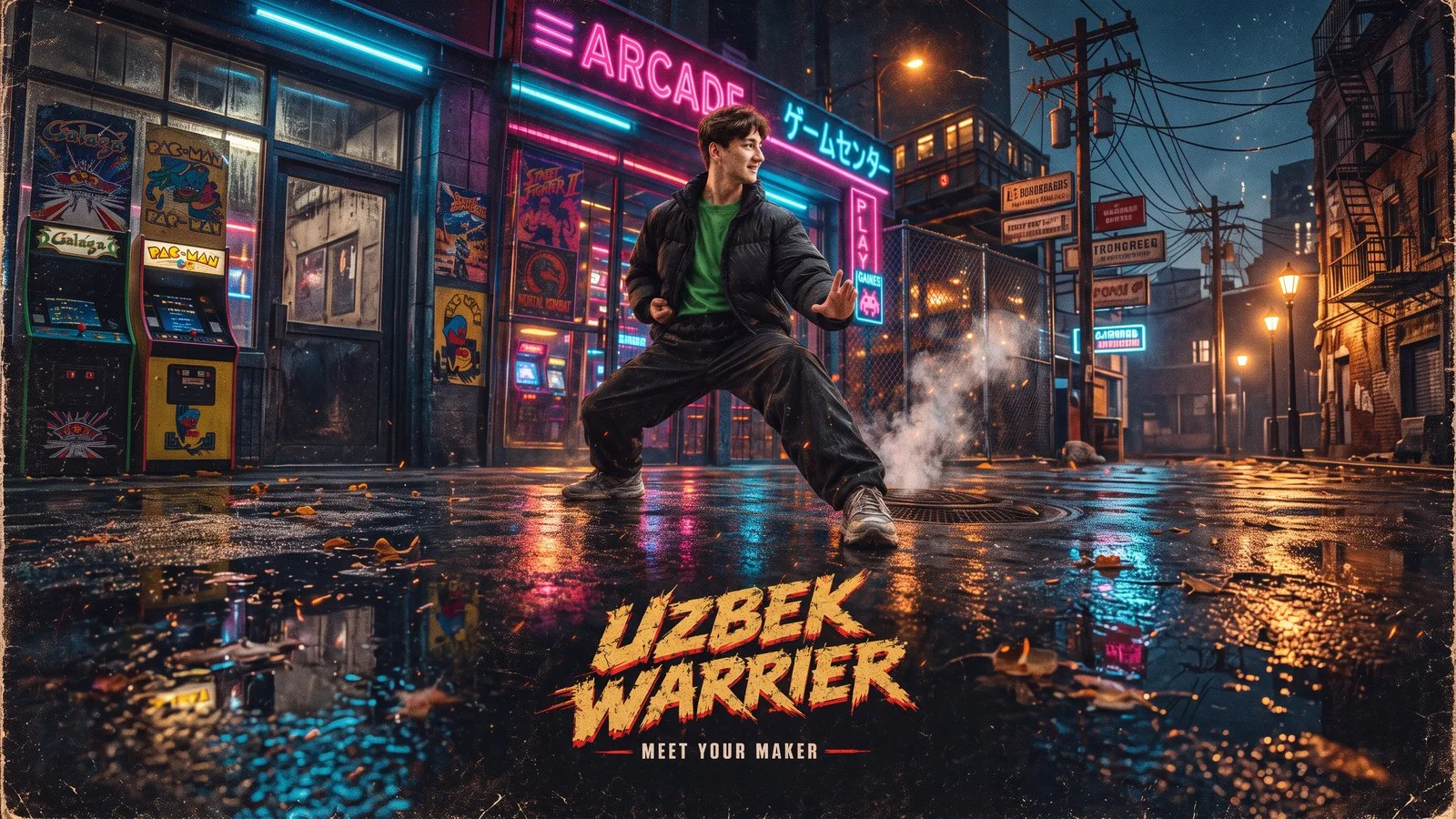 Put Yourself in a Street Fighter Movie Poster With AI